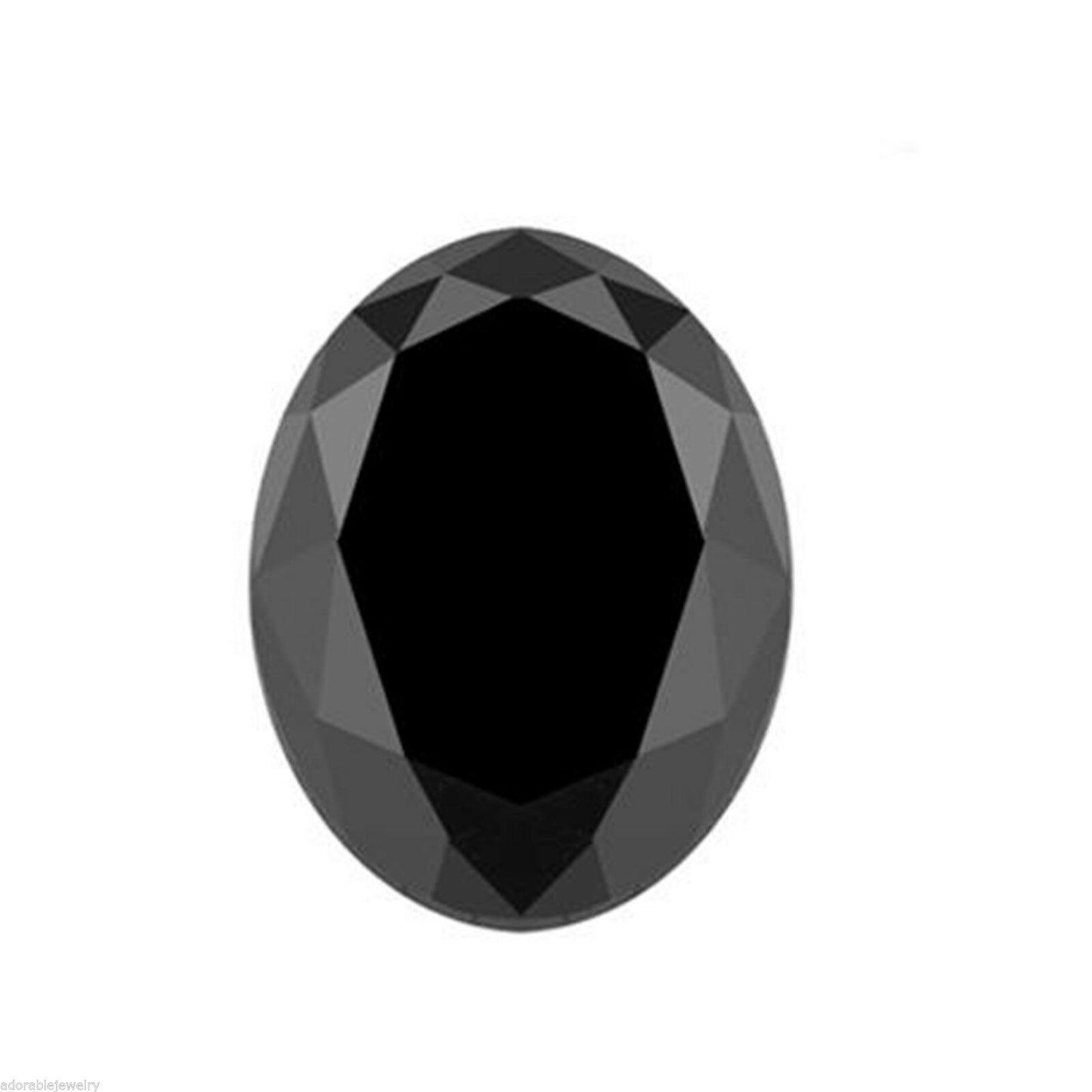 Oval Cut 5X7MM VVS Quality Black Cubic Zirconia Loose Stones 10pcs Wholesale Lot - atjewels.in