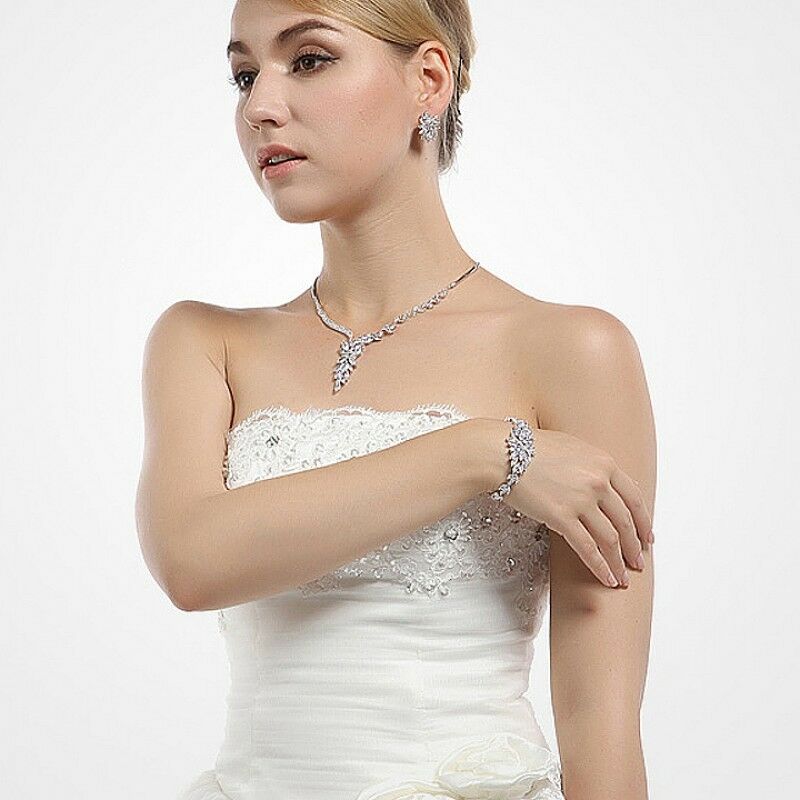 10 CT Marquise & Round Cut Diamond 14k White Gold Over Tennis Women's Bracelet - atjewels.in