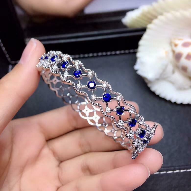 Crysolite and White Sapphire Bangle Bracelet – CRAIGER DRAKE DESIGNS®