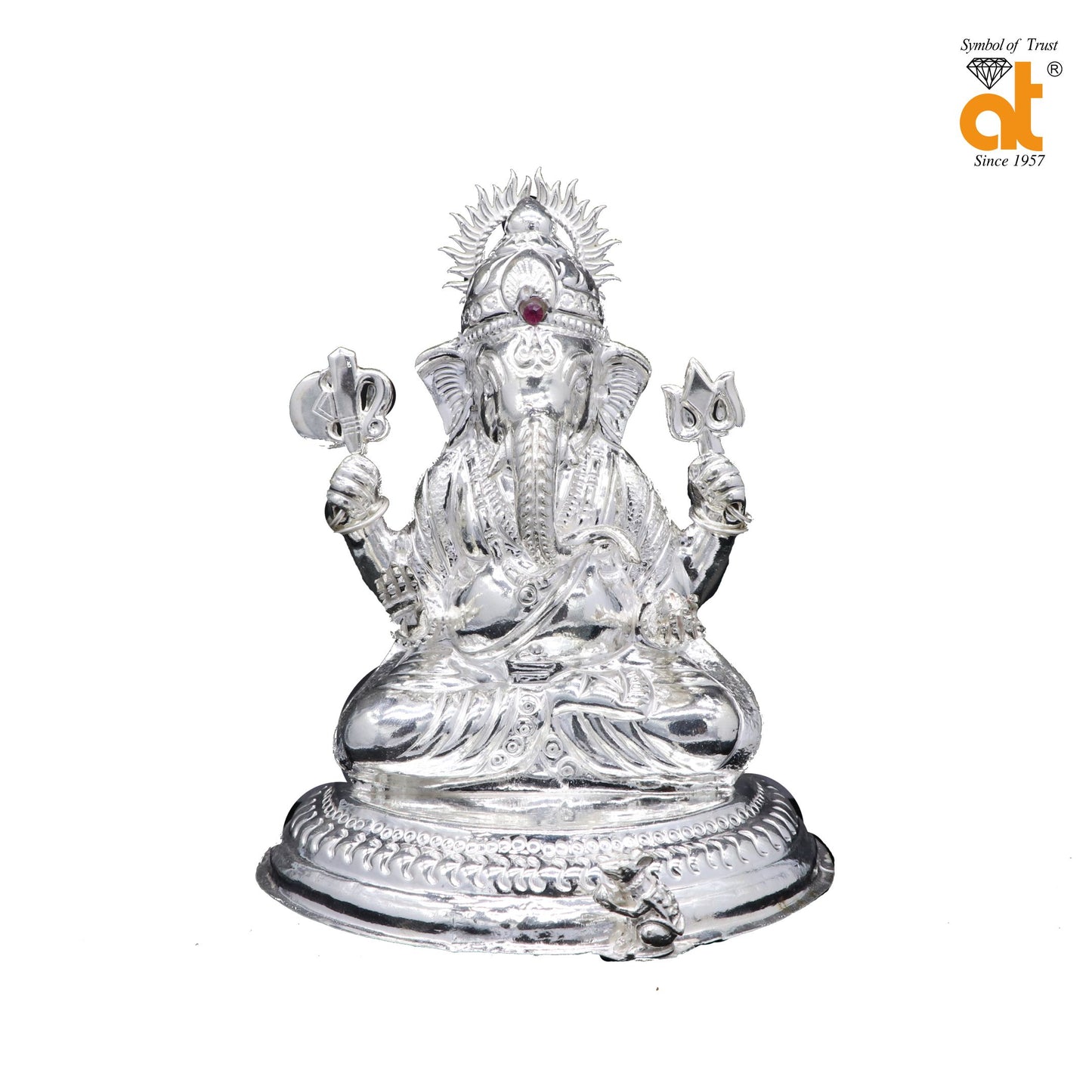 Silver Lord Ganesh Idol