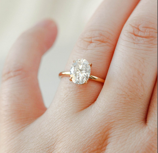 1 CT Oval Cut Diamond Rose Gold Over On 925 Sterling Silver Under Halo Engagement Ring
