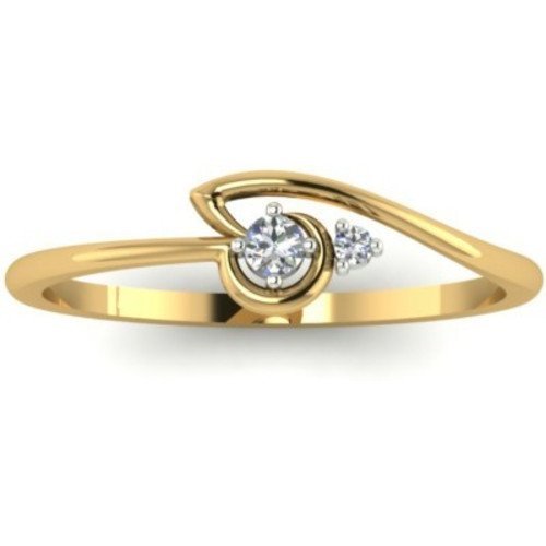 atjewels 1.15 CT 14K Yellow Gold Over Sterling White Cubic Zirconia Cocktail Ring Size US 10 MOTHER'S DAY SPECIAL OFFER - atjewels.in