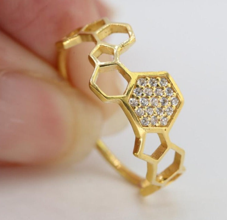 0.04 CT 925 Sterling Silver Round Cut Diamond Women Wedding Ring