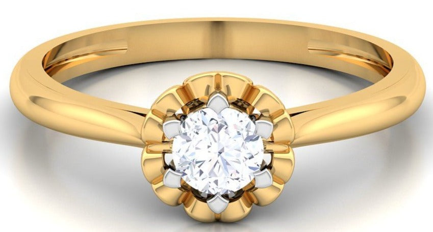 1 CT Round Cut Diamond 925 Sterling Silver Promise Solitaire Ring Gift For Her