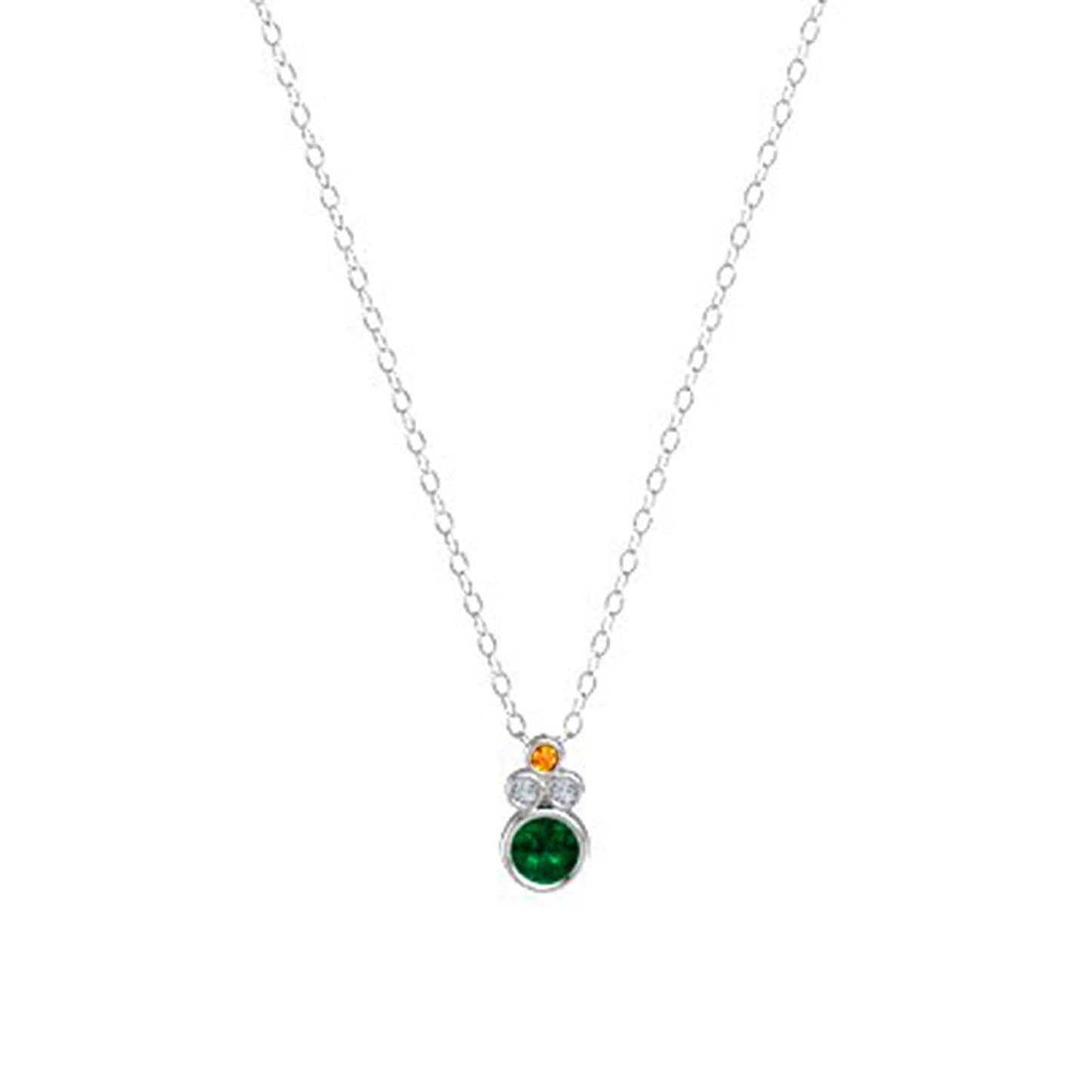 Independence Day SPL 925 Sterling Silver CZ Pendant Ring & Earrings Jewelry Set MOTHER'S DAY SPECIAL OFFER - atjewels.in