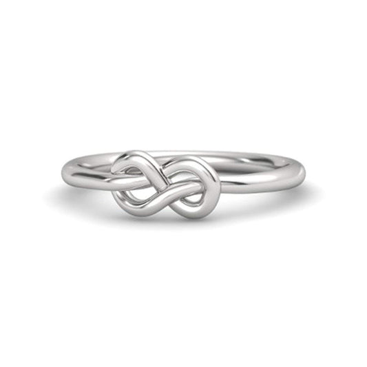 atjewels 925 Sterling Silver Infinity Wedding Band Ring For Women's and Girl's - atjewels.in