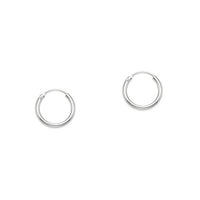 atjewels White Gold Over 925 Sterling Silver Clip-On Hoop Earrings For Women MOTHER'S DAY SPECIAL OFFER - atjewels.in