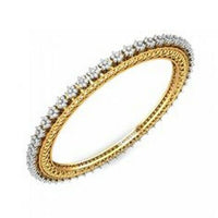 10 CT Brilliant Cut Diamond 14k Yellow Gold Over Wedding Bangle Women's Bracelet - atjewels.in