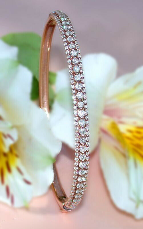 2 10 In Rose Gold Bangle Bracelet - Get Best Price from Manufacturers &  Suppliers in India