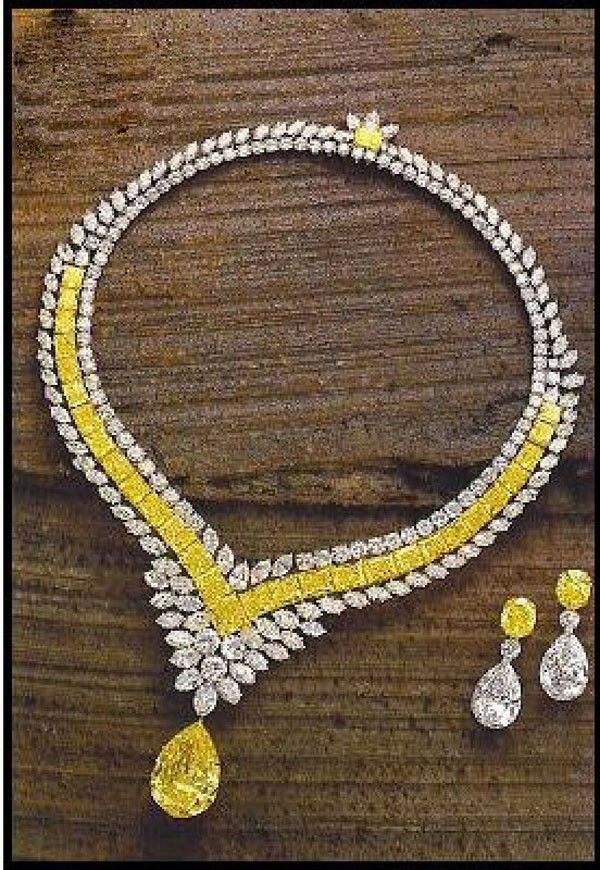85 CT Multi Cut Sapphire Diamond Wedding Necklace Earrings Set 14k White Gold FN - atjewels.in