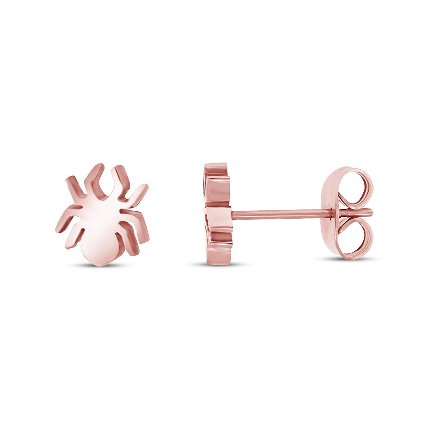 atjewels Spider Stud Earrings in 14k Rose Gold Plated on 925 Sterling Silver For Women's MOTHER'S DAY SPECIAL OFFER - atjewels.in