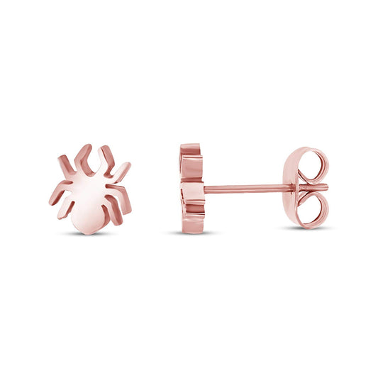 atjewels Spider Stud Earrings in 14k Rose Gold Plated on 925 Sterling Silver For Women's MOTHER'S DAY SPECIAL OFFER - atjewels.in