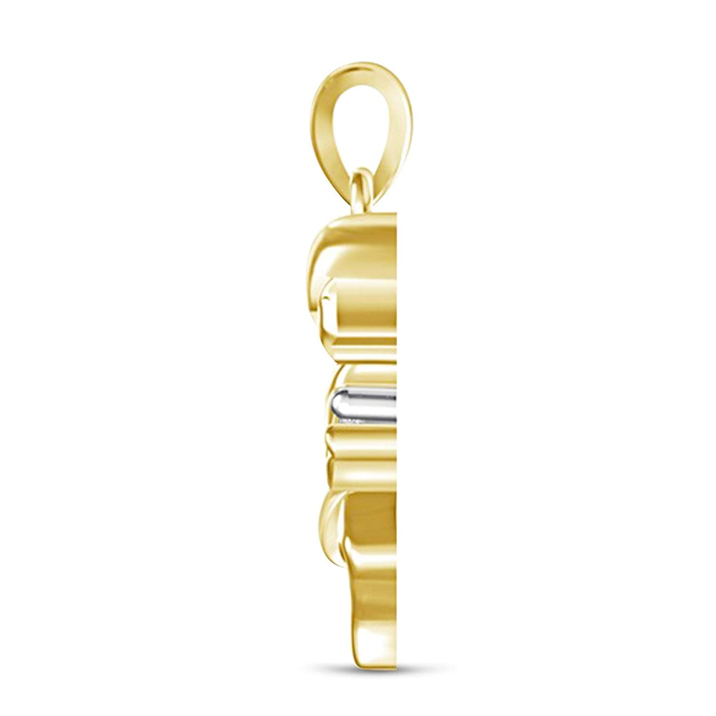 atjewels 14K Gold Over 925 Sterling Silver White CZ 12 Constellations Zodiac Pendant - atjewels.in