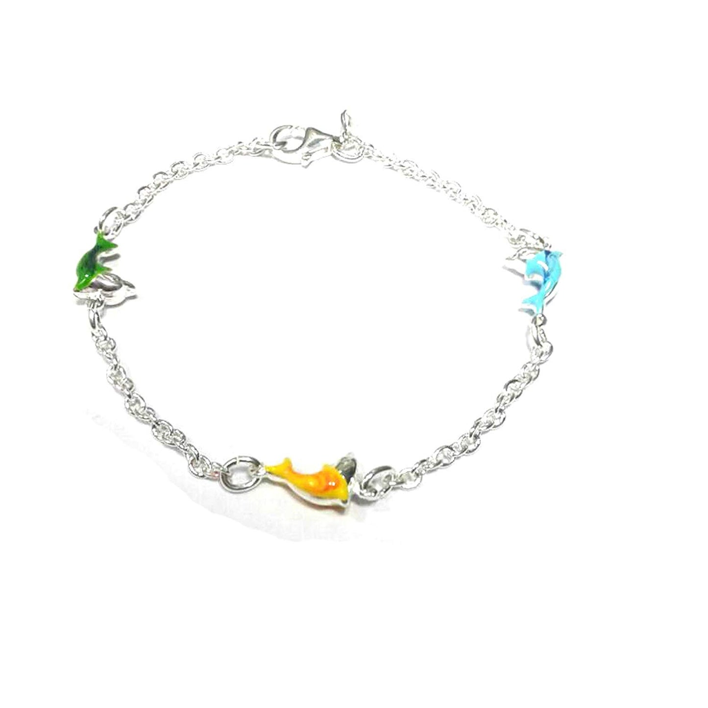 atjewels .925 Sterling Silver Charm 1 Pair of Bracelet & Anklets For Kid's For MOTHER'S DAY SPECIAL OFFER - atjewels.in