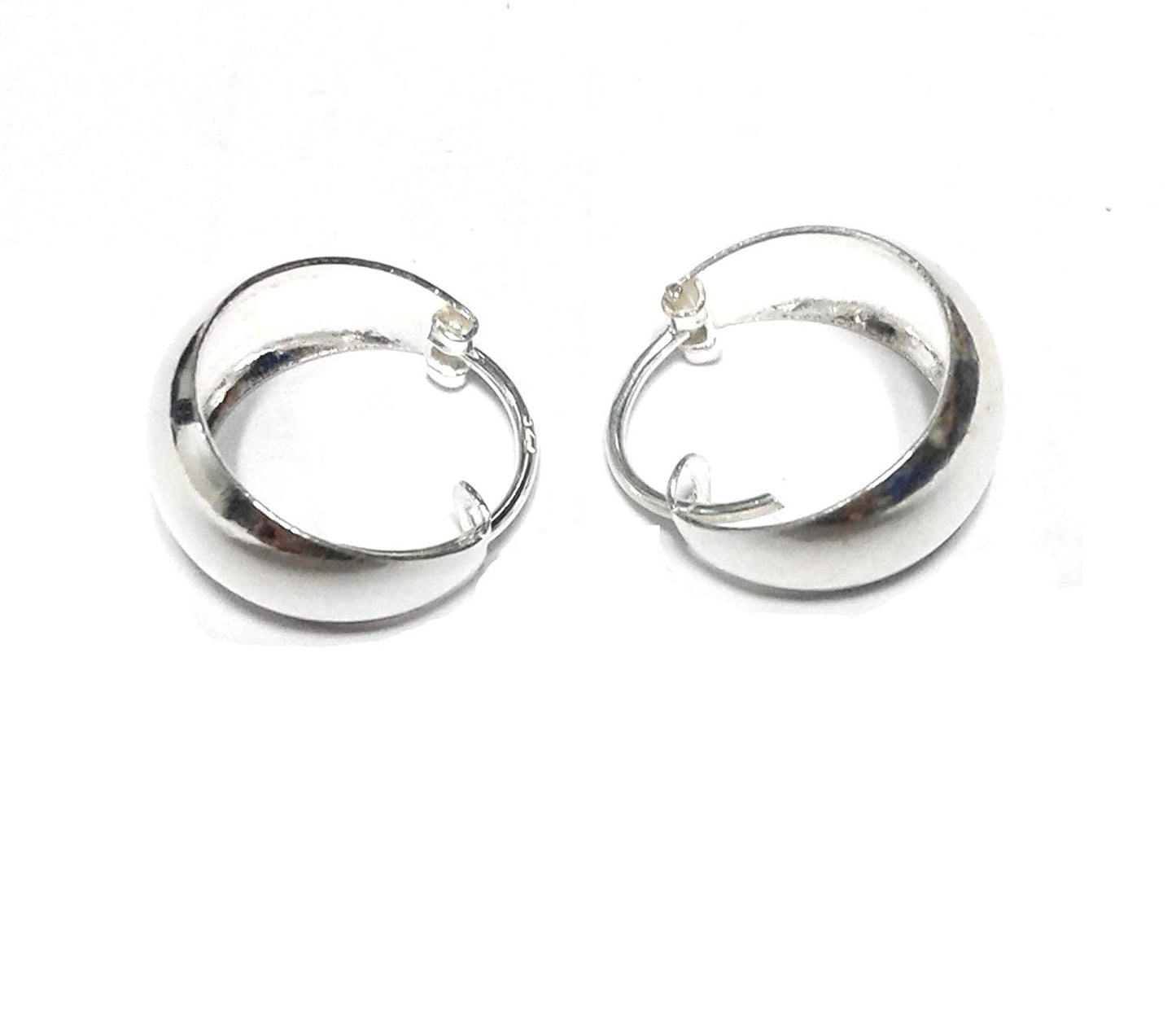 atjewels .925 Sterling Silver Hoop Earrings For Girl's and Women's For MOTHER'S DAY SPECIAL OFFER - atjewels.in