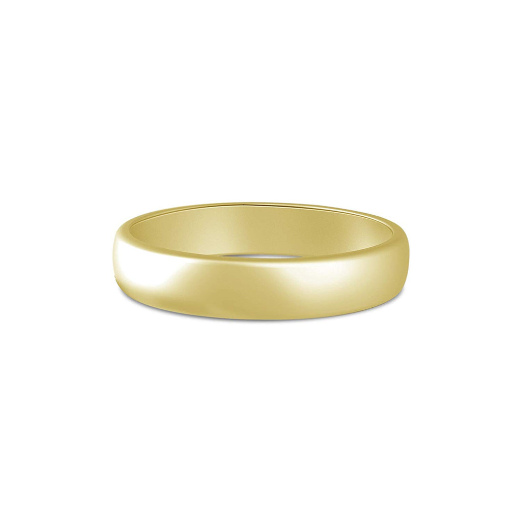 Addy Crossed Design Gold Band Ring - RK Jewellers