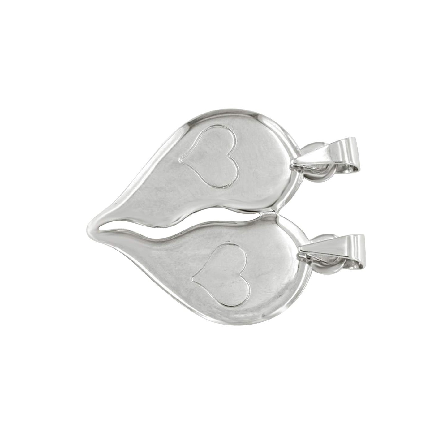 atjewels .925 Sterling Silver Brekable Heart Pendant For Men's & Women's MOTHER'S DAY SPECIAL OFFER - atjewels.in