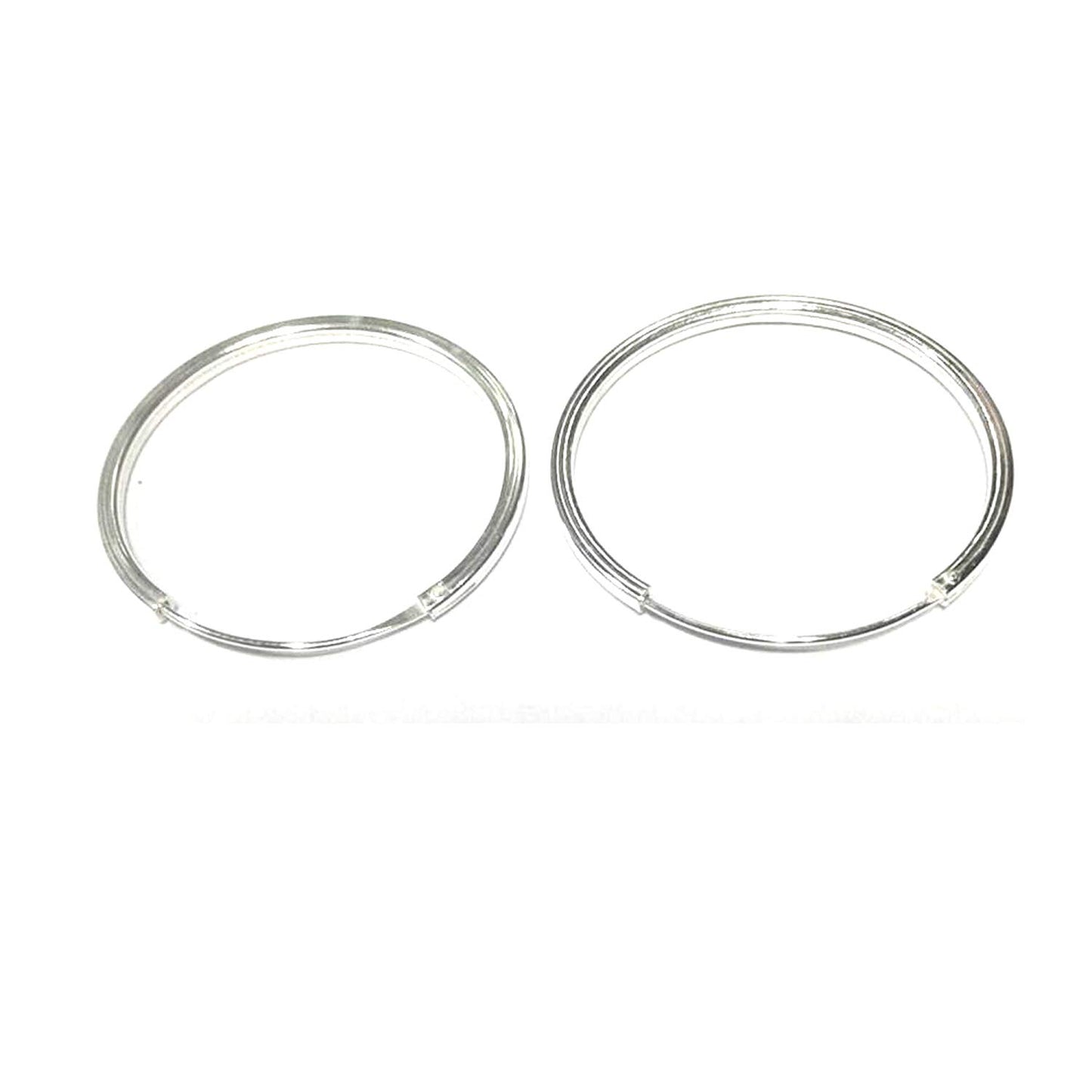 atjewels .925 Sterling Silver Large Hoop Earrings For Girl's and Women's For MOTHER'S DAY SPECIAL OFFER - atjewels.in