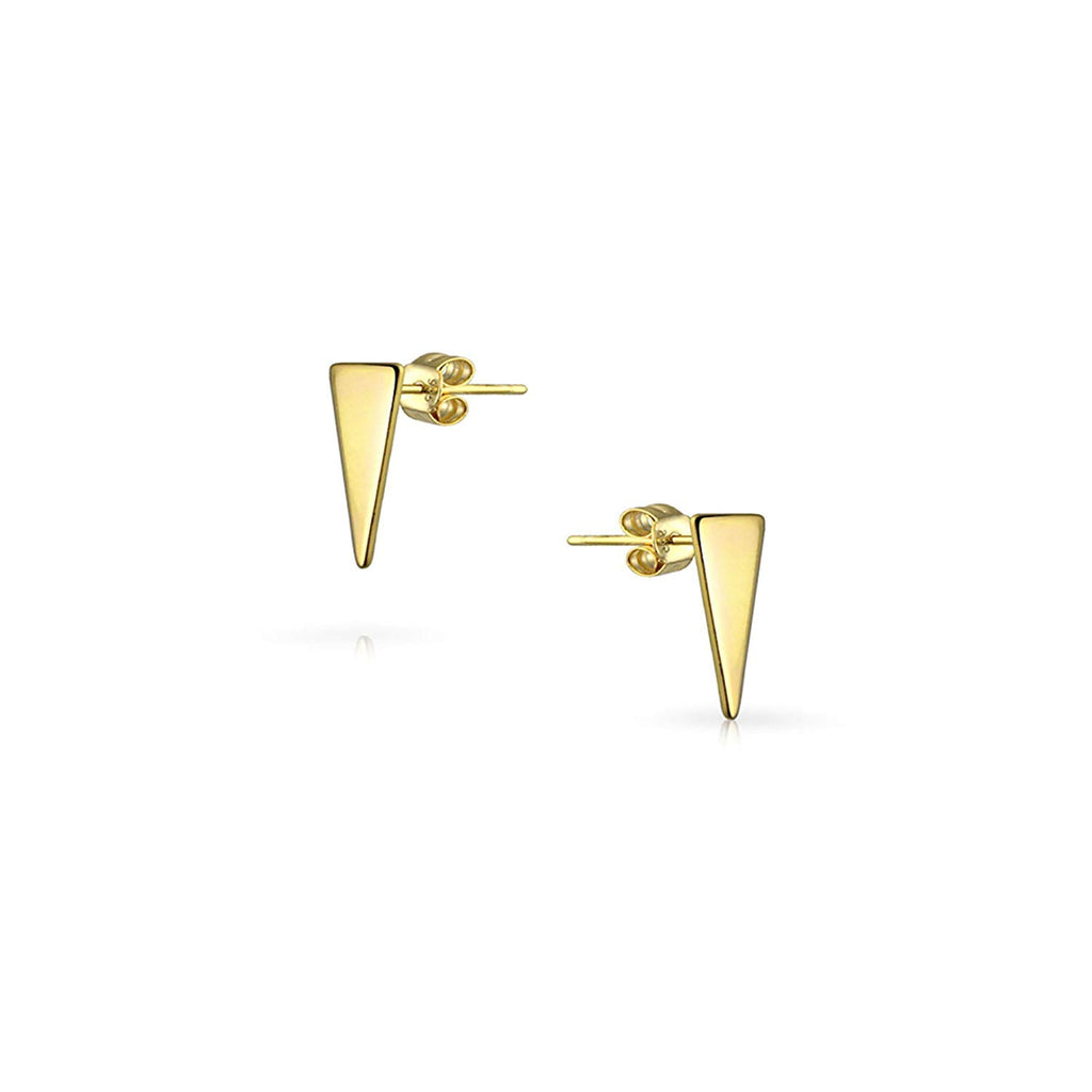 atjewels 14k Yellow Gold Plated on 925 Sterling Silver Kids Plain Stud Earrings MOTHER'S DAY SPECIAL OFFER - atjewels.in