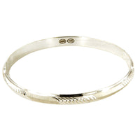 atjewels .925 Sterling Silver 8"L Bangle Bracelet For Men's And Boys For MOTHER'S DAY SPECIAL OFFER - atjewels.in