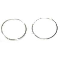 atjewels .925 Sterling Silver Large Hoop Earrings For Girl's and Women's For MOTHER'S DAY SPECIAL OFFER - atjewels.in