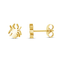 atjewels Spider Stud Earrings in 14k Yellow Gold Plated on 925 Sterling Silver For Women's MOTHER'S DAY SPECIAL OFFER - atjewels.in