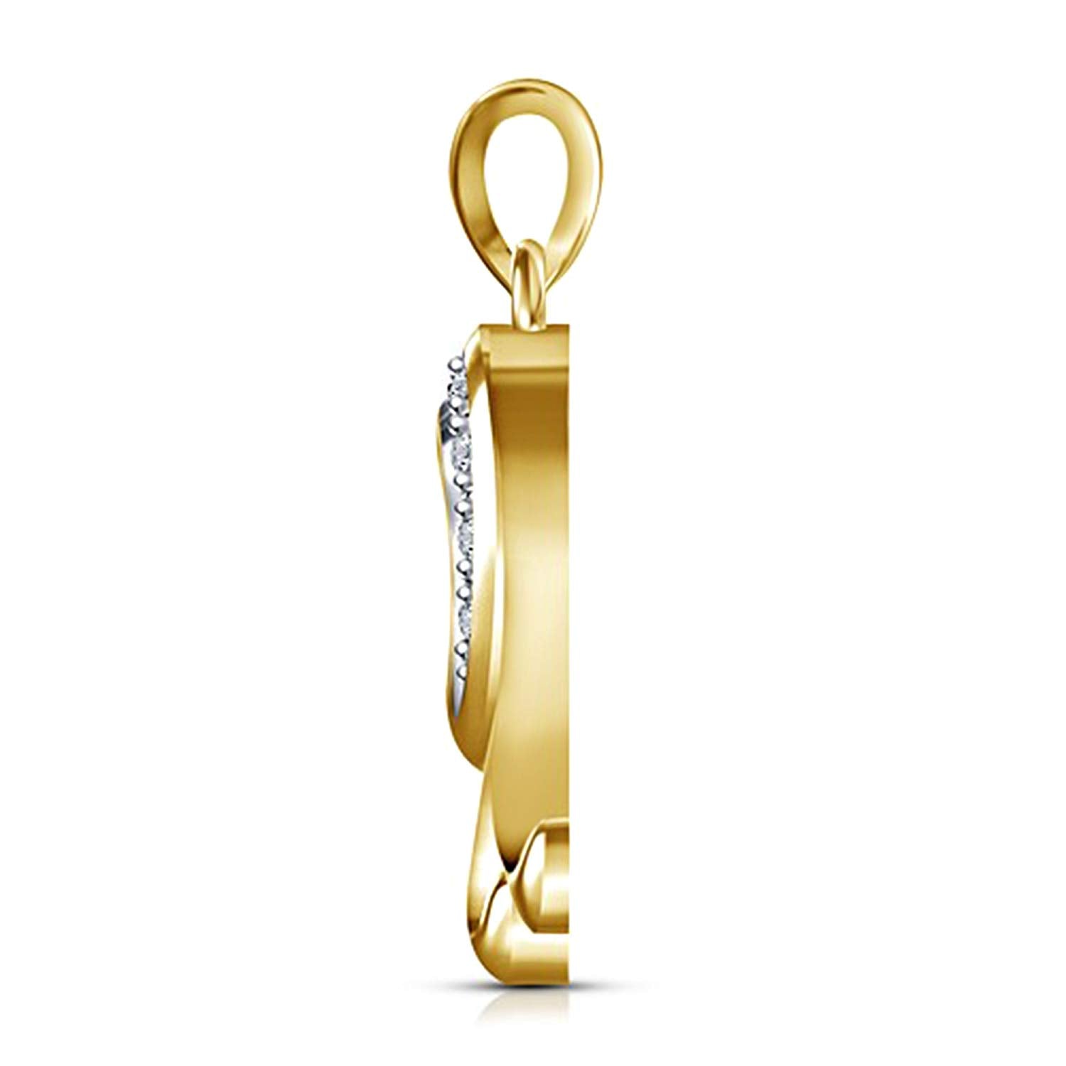 atjewels 14K Gold Over 925 Sterling Silver White CZ 12 Constellations Zodiac Pendant - atjewels.in