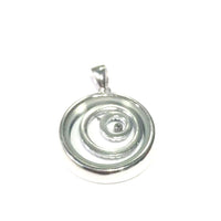 atjewels Round Cut White CZ .925 Sterling Silver Pendant For Girl's & Women's For MOTHER'S DAY SPECIAL OFFER - atjewels.in