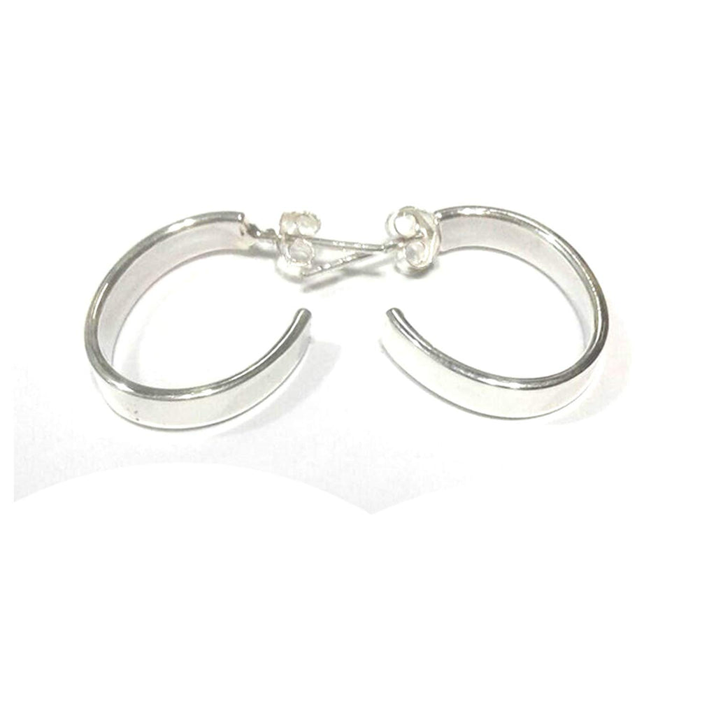 atjewels .925 Sterling Silver Hoop Earrings For Girl's and Women's For MOTHER'S DAY SPECIAL OFFER - atjewels.in