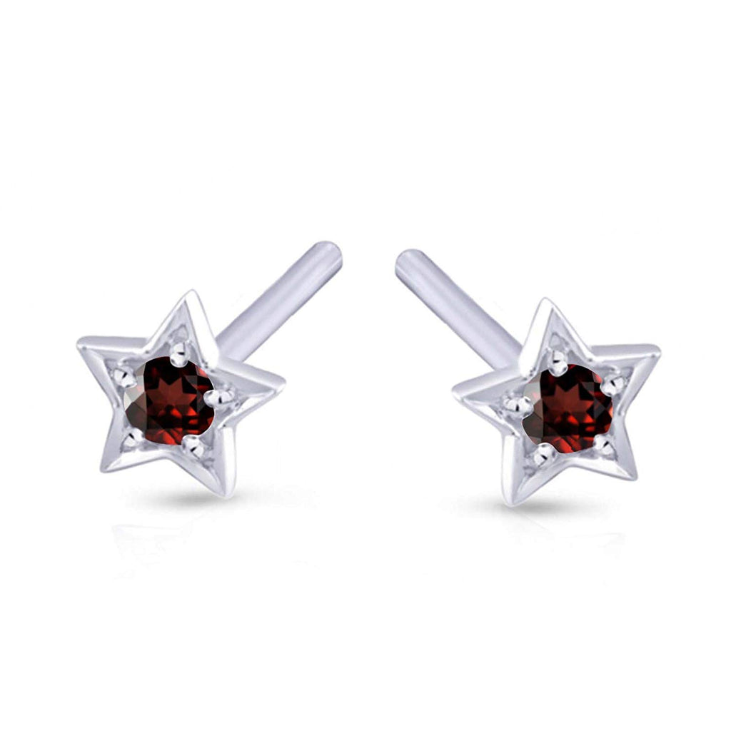 Silver  Alloy RedPink Indian Style Kundan Ruby Semi Precious Crystal  Stone Big Stud Earrings