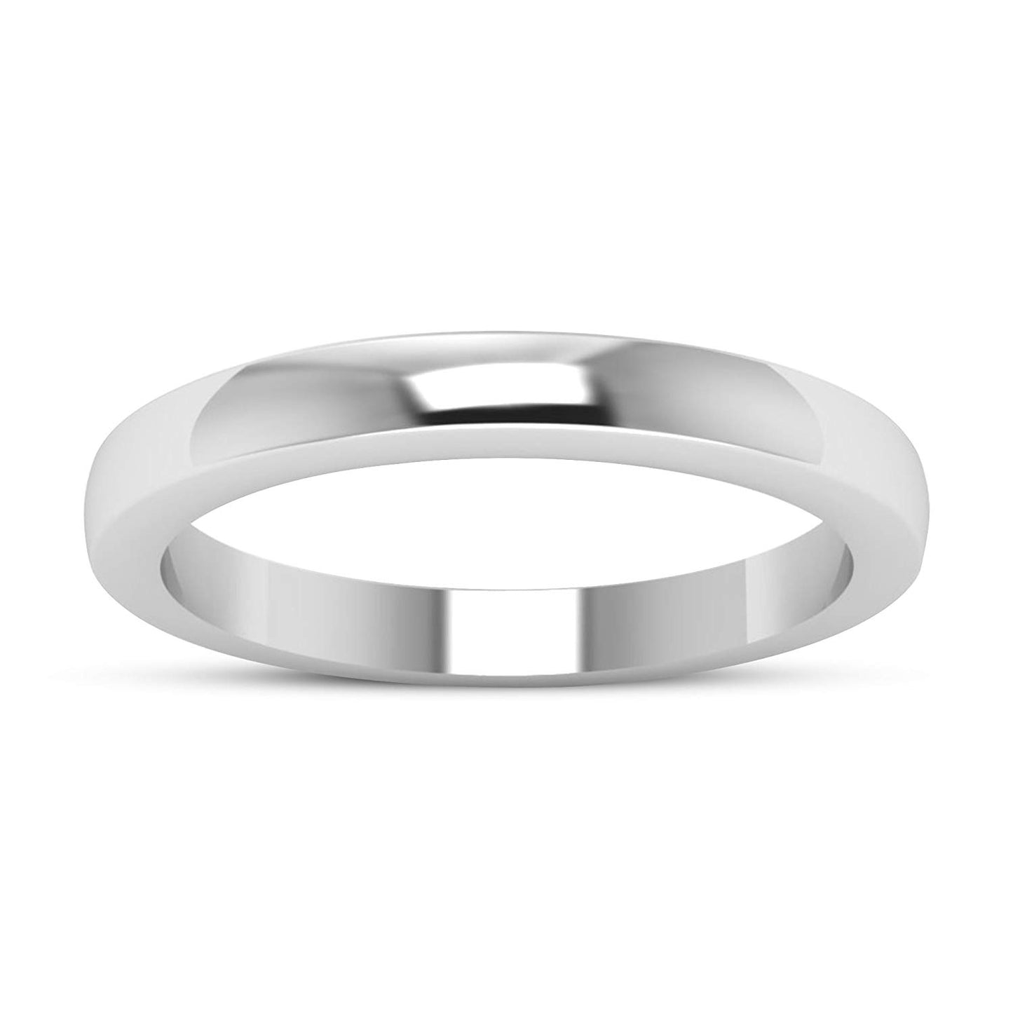atjewels 18K White Gold Over 925 Sterling Silver Anniversary Band Rings For Men's MOTHER'S DAY SPECIAL OFFER - atjewels.in