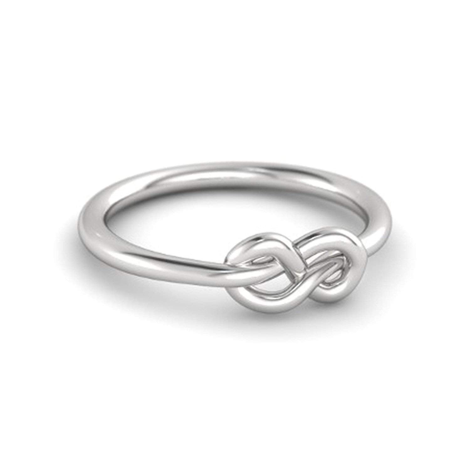 atjewels 925 Sterling Silver Infinity Wedding Band Ring For Women's and Girl's - atjewels.in
