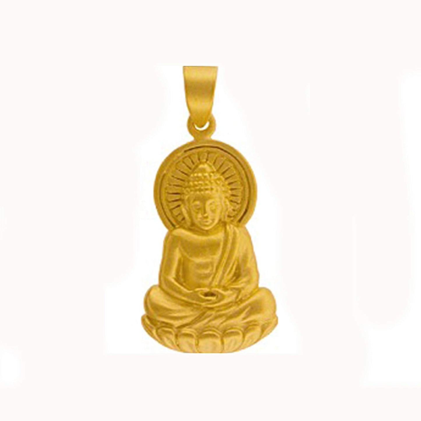 atjewels14K Yellow Gold Over .925 Sterling Silver Buddha Pendant For Uniex MOTHER'S DAY SPECIAL OFFER - atjewels.in