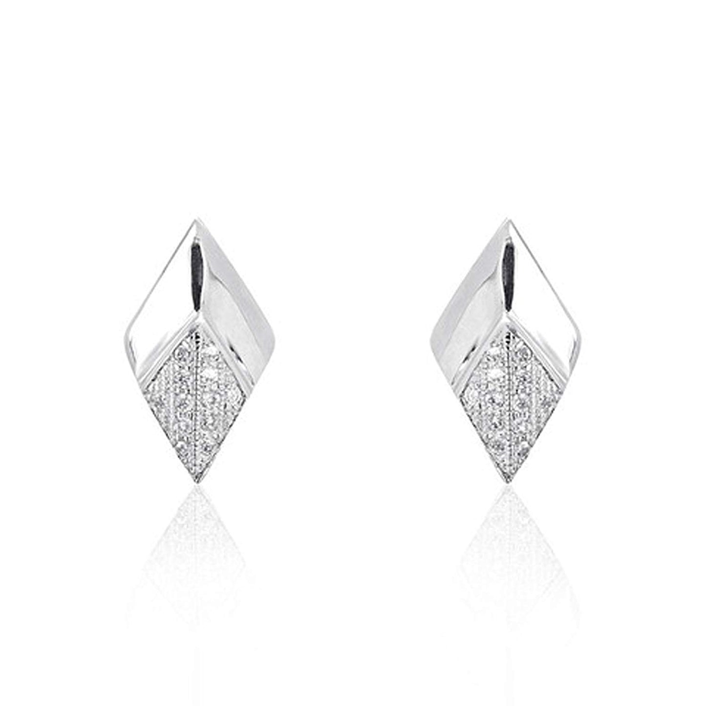 atjewels 0.97 Ct 14K White Gold Over 925 Sterling Silver Round White CZ Stud Earrings MOTHER'S DAY SPECIAL OFFER - atjewels.in