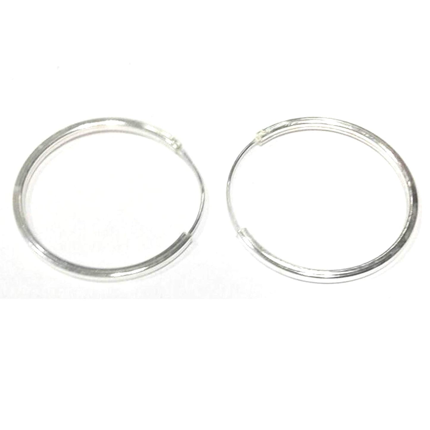 atjewels .925 Sterling Silver Large Hoop Earrings For Girl's and Women's For MOTHER'S DAY SPECIAL OFFER - atjewels.in