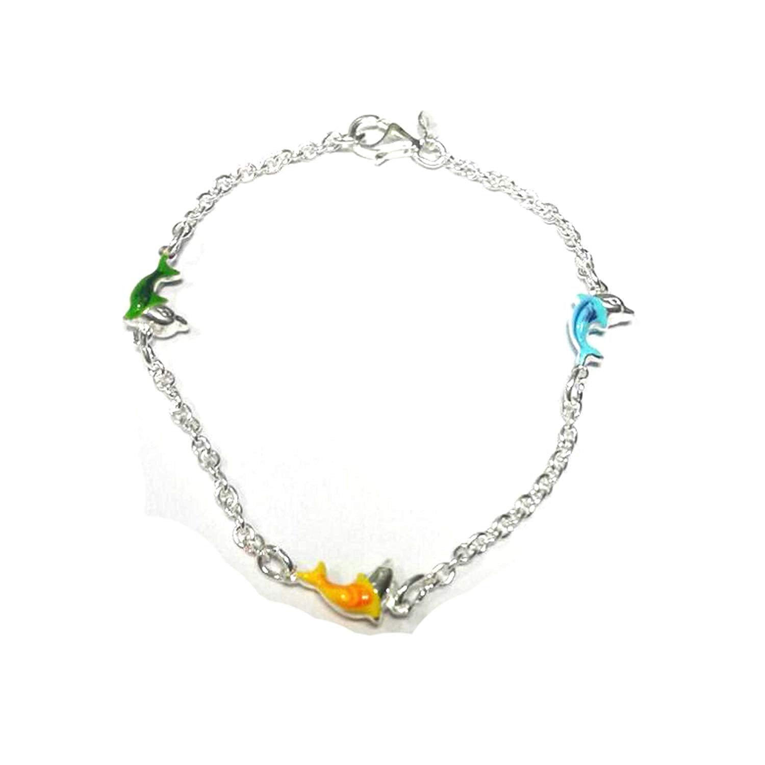 atjewels .925 Sterling Silver Charm 1 Pair of Bracelet & Anklets For Kid's For MOTHER'S DAY SPECIAL OFFER - atjewels.in