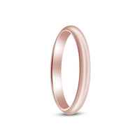 atjewels 14K Rose Gold Over 925 Silver Anniversary Plain Band Ring For Women's MOTHER'S DAY SPECIAL OFFER - atjewels.in
