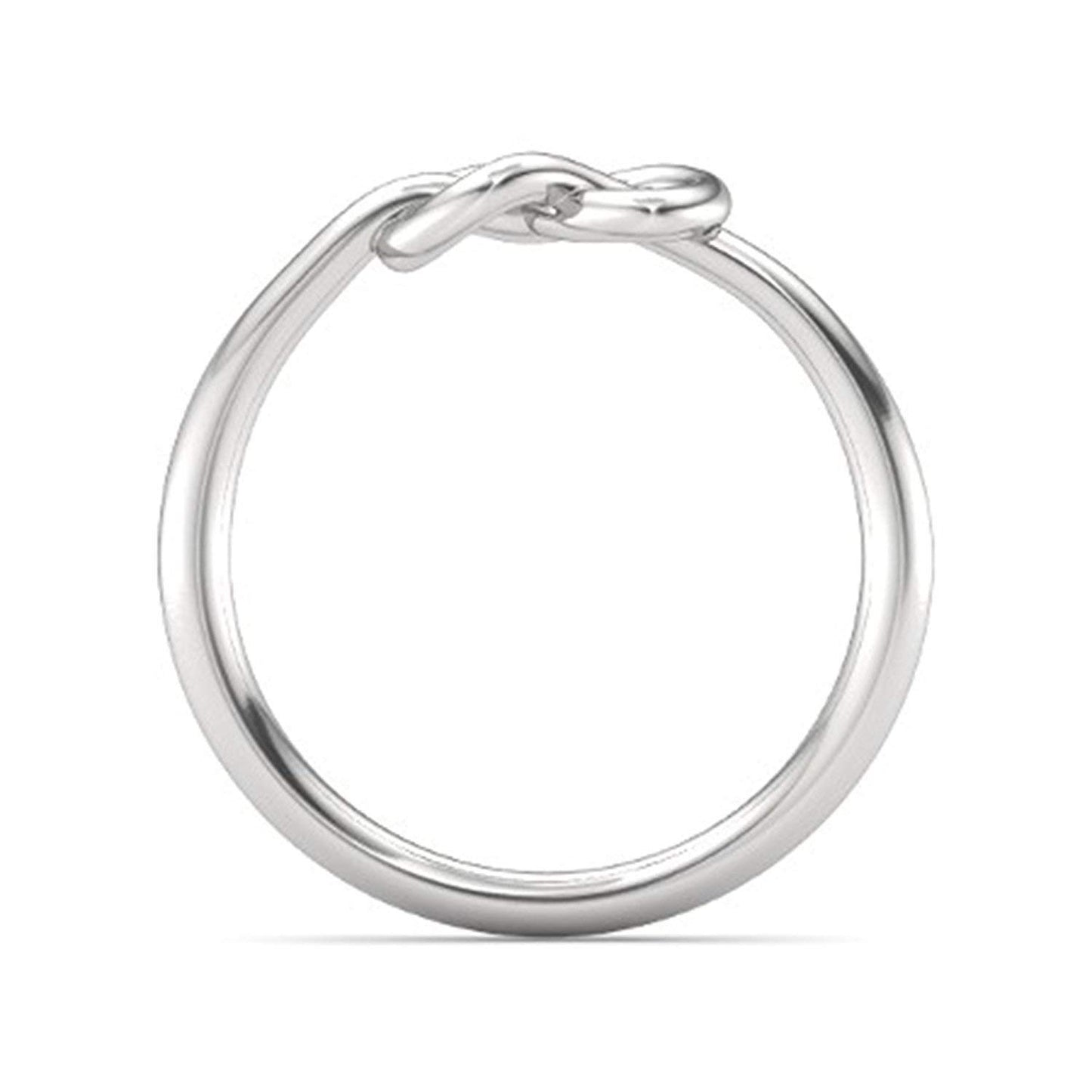 atjewels 925 Sterling Silver Infinity Wedding Band Ring For Women's and Girl's - atjewels.in