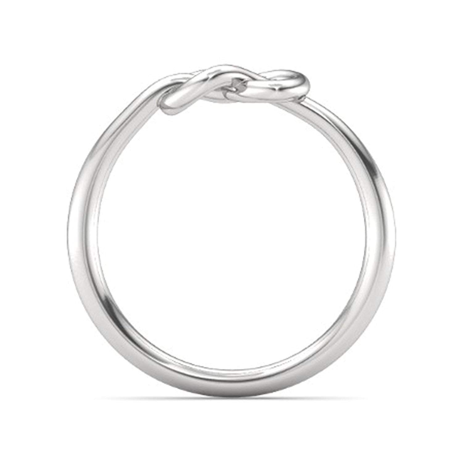 atjewels 925 Sterling Silver Infinity Wedding Band Ring For Women's and Girl's - atjewels.in