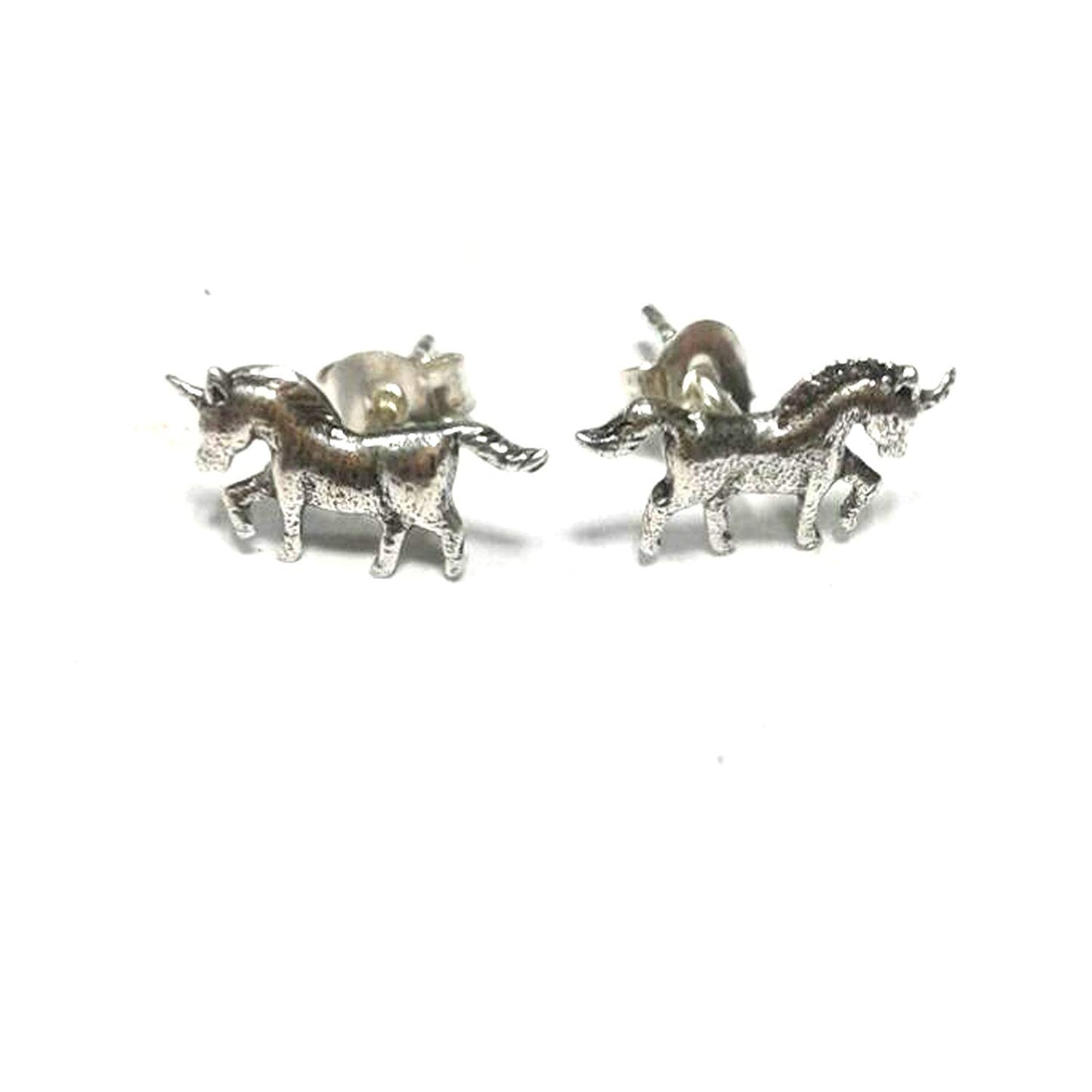 atjewels Oxidised .925 Sterling Silver Horse Stud Earrings For Girl's and Women's For MOTHER'S DAY SPECIAL OFFER - atjewels.in