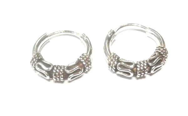 Small Spiral Hoop Earrings 925 Sterling Silver | Musemond