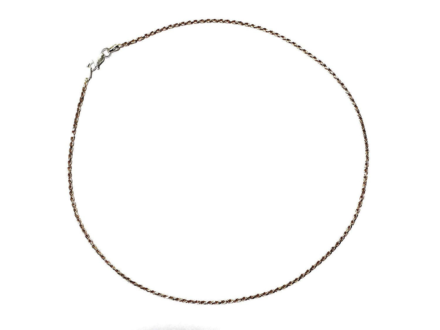 Silver Toned hot Long Strand Rope Necklace