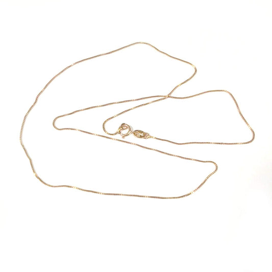 atjewels 14k Rose Gold Over Sterling Silver Chain For Unisex MOTHER'S DAY SPECIAL OFFER - atjewels.in