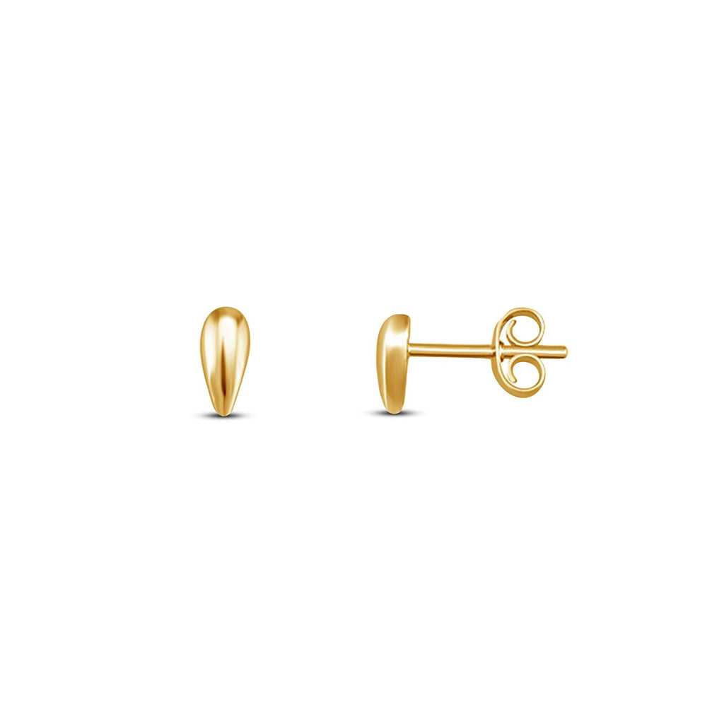 atjewels 18k Yellow Gold Plated on 925 Sterling Silver Fashion Stud Earrings MOTHER'S DAY SPECIAL OFFER - atjewels.in