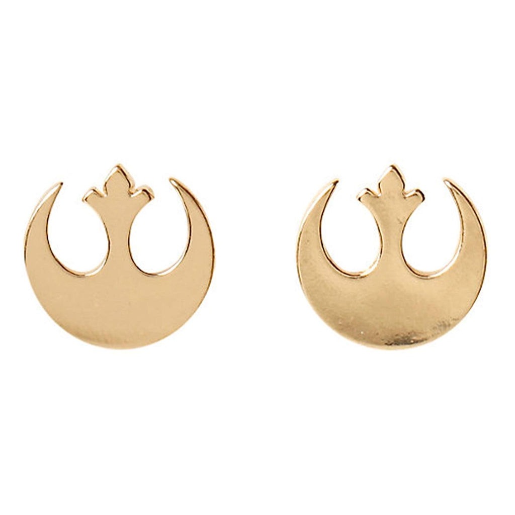 atjewels 14k Yellow Gold Over .925 Sterling Silver Star Wars Stud Earrings For Women's & Girl's For MOTHER'S DAY SPECIAL OFFER - atjewels.in