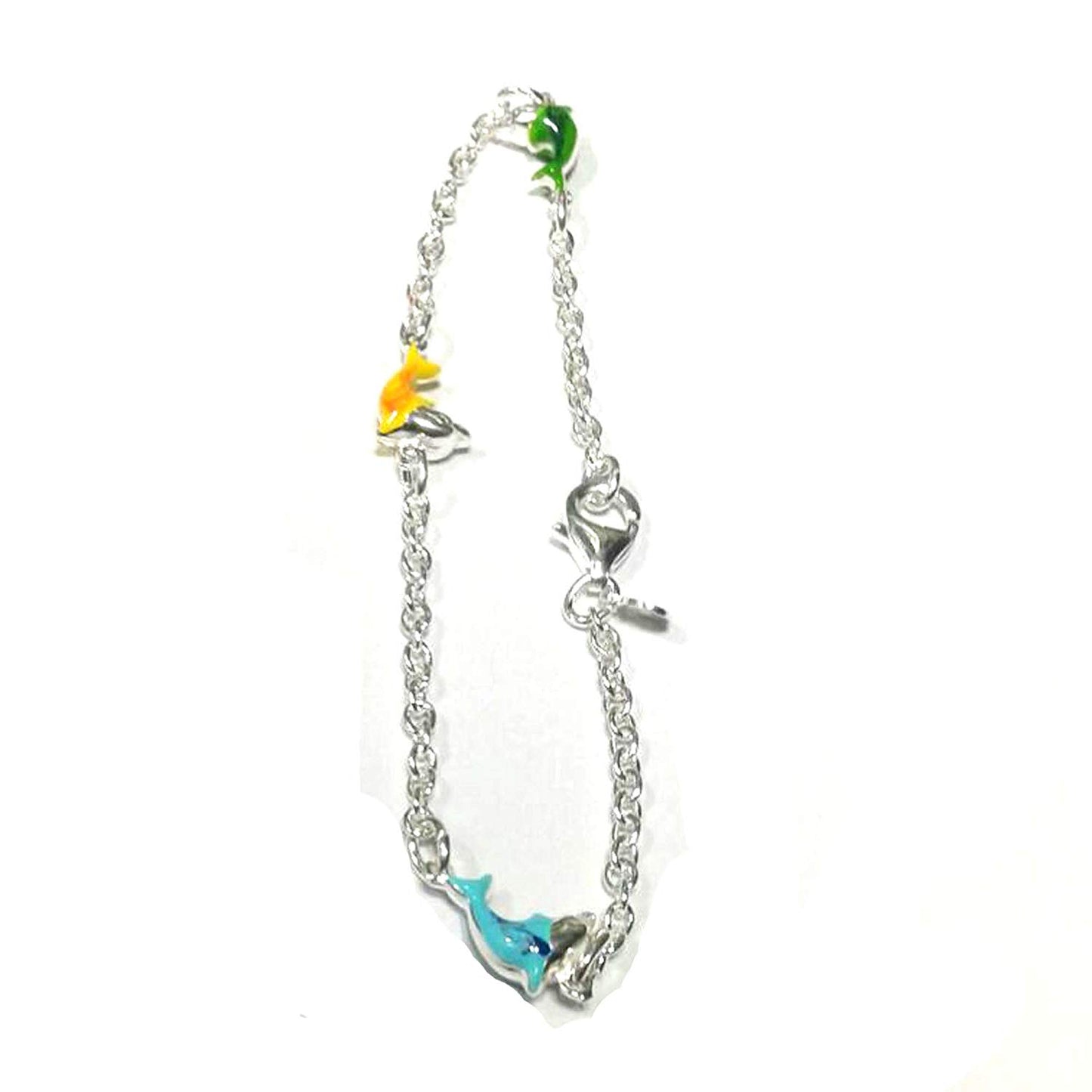 atjewels .925 Sterling Silver Charm 1 Pair of Bracelet & Anklets For Kid's For MOTHER'S DAY SPECIAL OFFER - atjewels.in