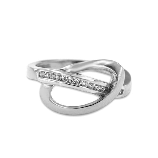 atjewels 0.20 TCW Round White CZ Solid On .925 Sterling Silver Cocktail Ring MOTHER'S DAY SPECIAL OFFER - atjewels.in