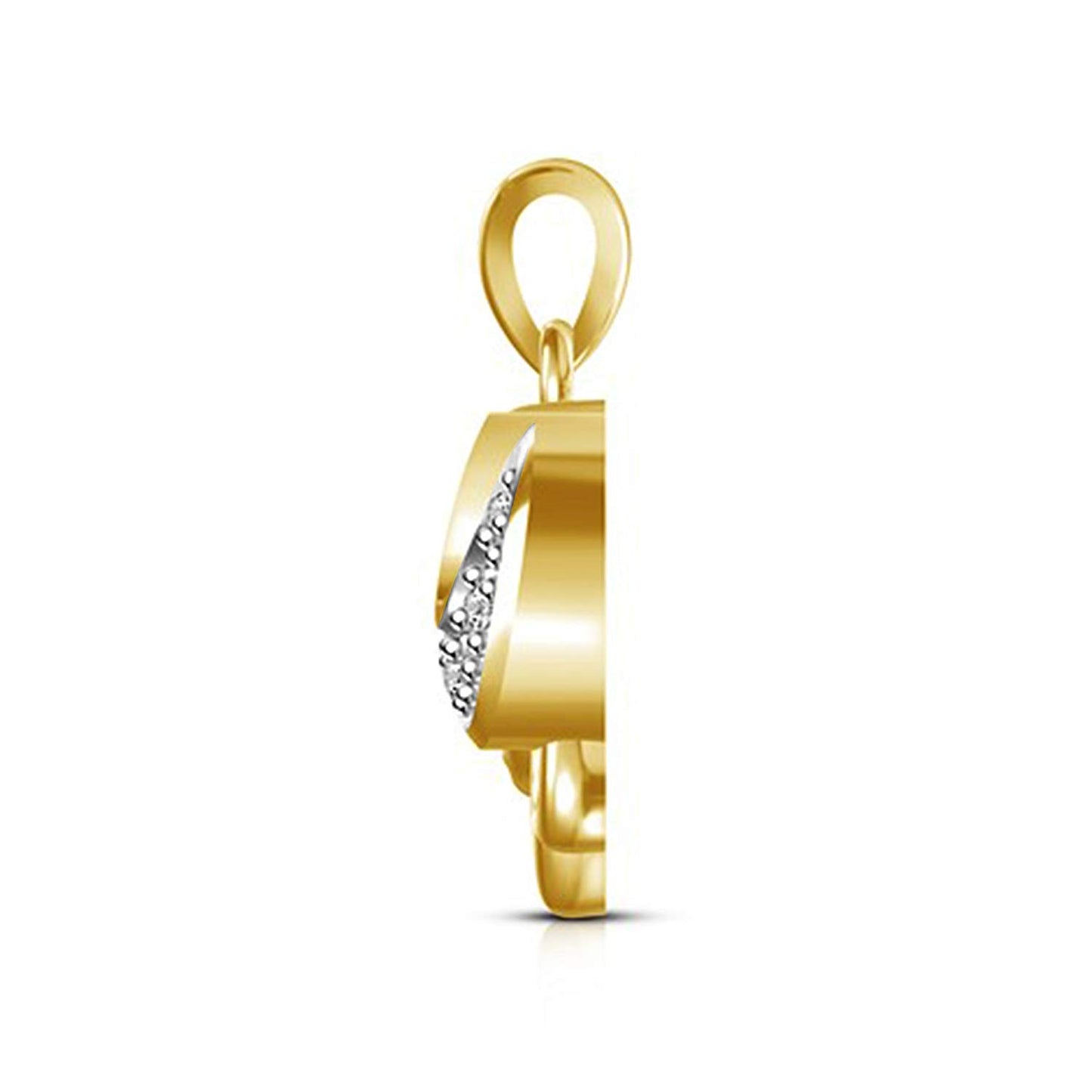 atjewels 14K Gold Over 925 Sterling Silver White CZ 12 Constellations Zodiac Pendant - atjewels.in
