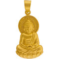 atjewels14K Yellow Gold Over .925 Sterling Silver Buddha Pendant For Uniex MOTHER'S DAY SPECIAL OFFER - atjewels.in