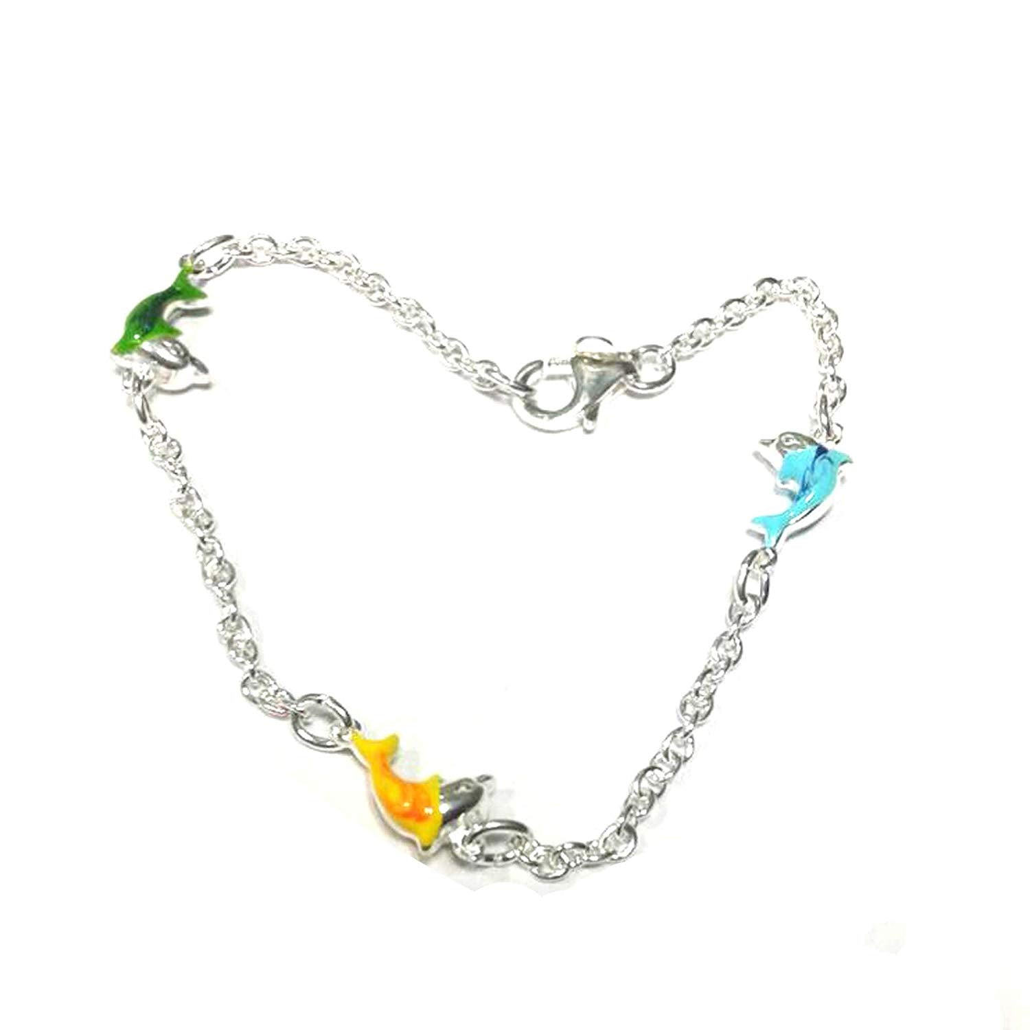 atjewels .925 Sterling Silver Charm 1 Pair of Bracelet & Anklets For Kid's For MOTHER'S DAY SPECIAL OFFER - atjewels.in